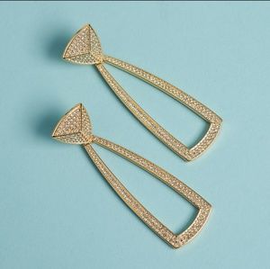 House of Harlow gold earrings NWOT!